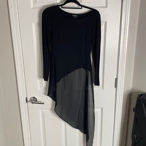 Bebe hi low sheer top
